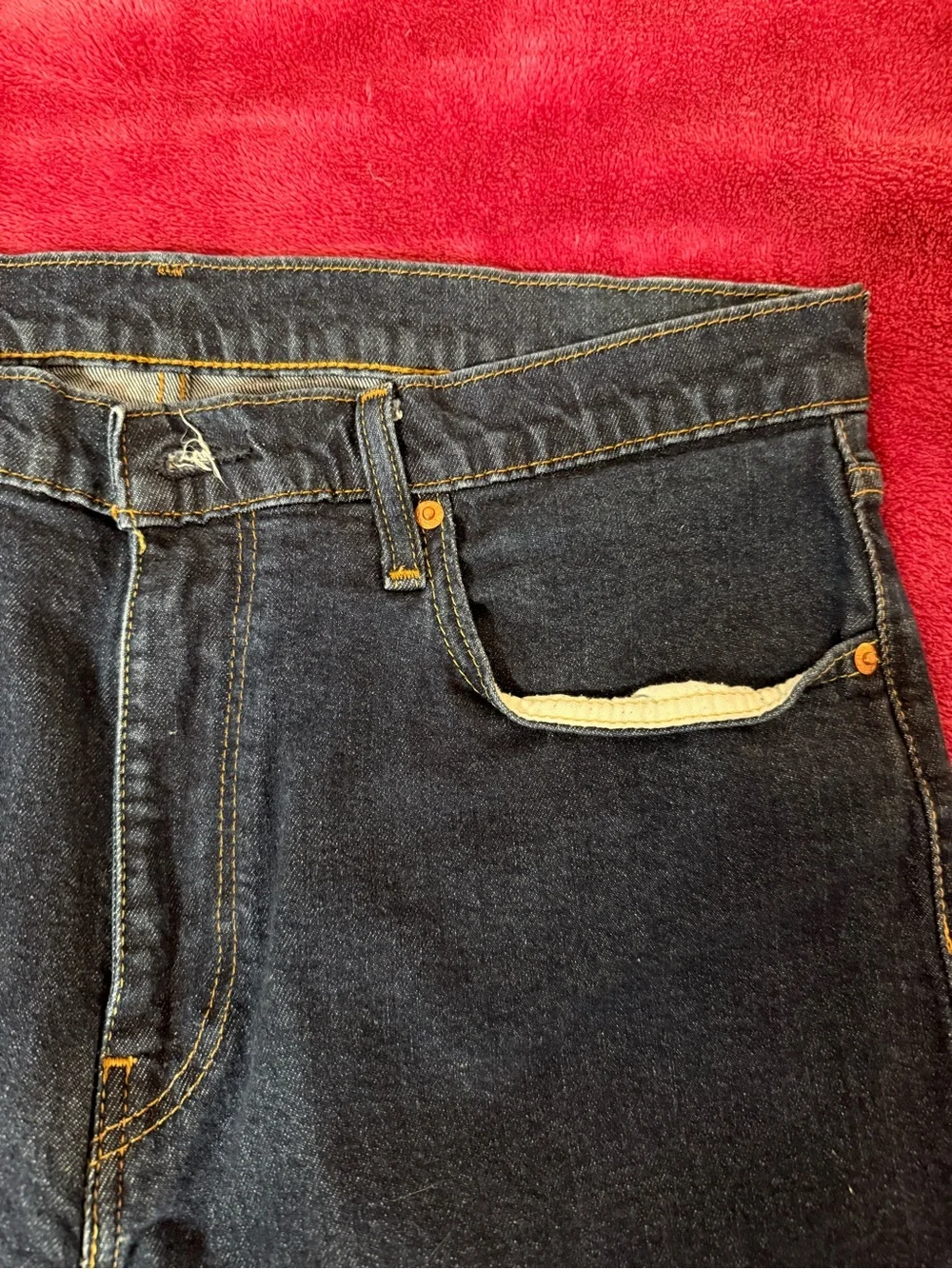 Levi's Men's Dark Blue Bootcut Jeans